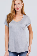 Load image into Gallery viewer, V-neck Rayon Jersey Top
