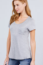 Load image into Gallery viewer, V-neck Rayon Jersey Top
