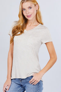 V-neck Rayon Jersey Top