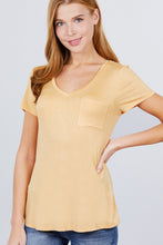 Load image into Gallery viewer, V-neck Rayon Jersey Top
