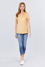 Load image into Gallery viewer, V-neck Rayon Jersey Top
