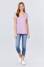 Load image into Gallery viewer, V-neck Rayon Jersey Top
