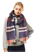 Load image into Gallery viewer, Stylish Plaid Modern Check Scarf
