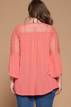 Load image into Gallery viewer, Solid Woven Babydoll Blouse
