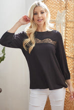 Load image into Gallery viewer, Laced See Through Longsleeve Top
