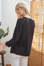 Load image into Gallery viewer, Laced See Through Longsleeve Top
