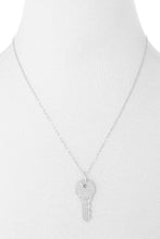 Load image into Gallery viewer, Rhinestone Key Pendant Long Necklace
