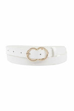 Load image into Gallery viewer, Loop Through Infinity Buckle Skinny Belt

