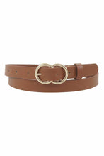 Load image into Gallery viewer, Loop Through Infinity Buckle Skinny Belt
