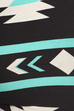 Load image into Gallery viewer, Plus Size Aztec Print, High Waisted, Full Length, Leggings.
