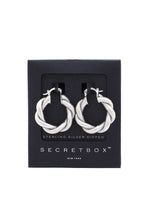 Load image into Gallery viewer, Twisted 14k Gold Dipped Hoop Earring
