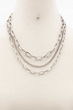 Load image into Gallery viewer, Oval Link Layered Necklace
