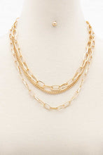 Load image into Gallery viewer, Oval Link Layered Necklace
