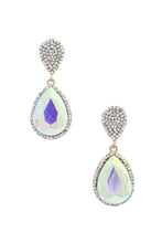 Load image into Gallery viewer, Teardrop Rhinestone Edge Elegant Earring
