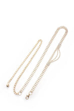 Load image into Gallery viewer, 3 Line Rhinestone Chain Belt
