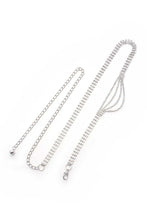 Load image into Gallery viewer, 3 Line Rhinestone Chain Belt
