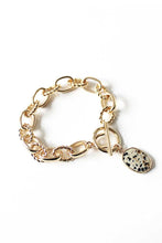 Load image into Gallery viewer, Metal Rhinestone Pearl Bead Toggle Clasp Multi Bracelet
