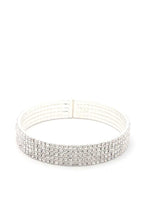 Load image into Gallery viewer, Pave Rhinestone Cuff Bracelet
