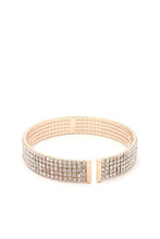 Load image into Gallery viewer, Pave Rhinestone Cuff Bracelet

