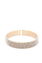 Load image into Gallery viewer, Pave Rhinestone Cuff Bracelet
