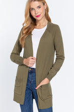 Load image into Gallery viewer, Raglan Slv Open Sweater Cardigan
