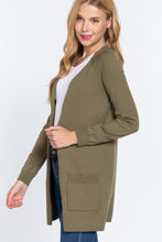 Load image into Gallery viewer, Raglan Slv Open Sweater Cardigan
