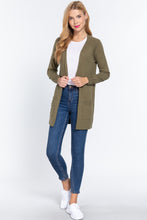 Load image into Gallery viewer, Raglan Slv Open Sweater Cardigan
