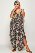 Load image into Gallery viewer, Plus Size Floral Print Jumpsuit
