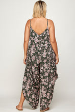 Load image into Gallery viewer, Plus Size Floral Print Jumpsuit

