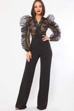 Load image into Gallery viewer, Lace Combined Fashion Jumpsuit
