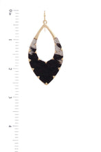 Load image into Gallery viewer, Faux Fur Metal Drop Earring
