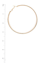 Load image into Gallery viewer, 8 Row Rhinestone Wide Hoop Earring
