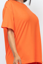 Load image into Gallery viewer, Loose Fit Top And Bike Shorts Set
