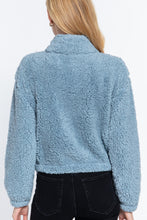 Load image into Gallery viewer, Long Slv Faux Fur Zip-up Jacket
