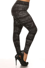 Load image into Gallery viewer, Plus Size Tie Dye Print, Full Length Leggings In A Fitted Style With A Banded High Waist.

