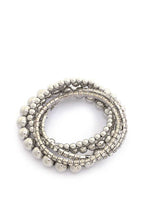 Load image into Gallery viewer, Rhinestone Metal Bead Assorted Bracelet Set
