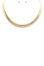 Load image into Gallery viewer, Flat Snake Chain Necklace

