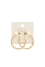 Load image into Gallery viewer, Sodajo Metal Open Hoop Earring
