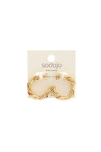 Load image into Gallery viewer, Sodajo Twist Hoop Earring
